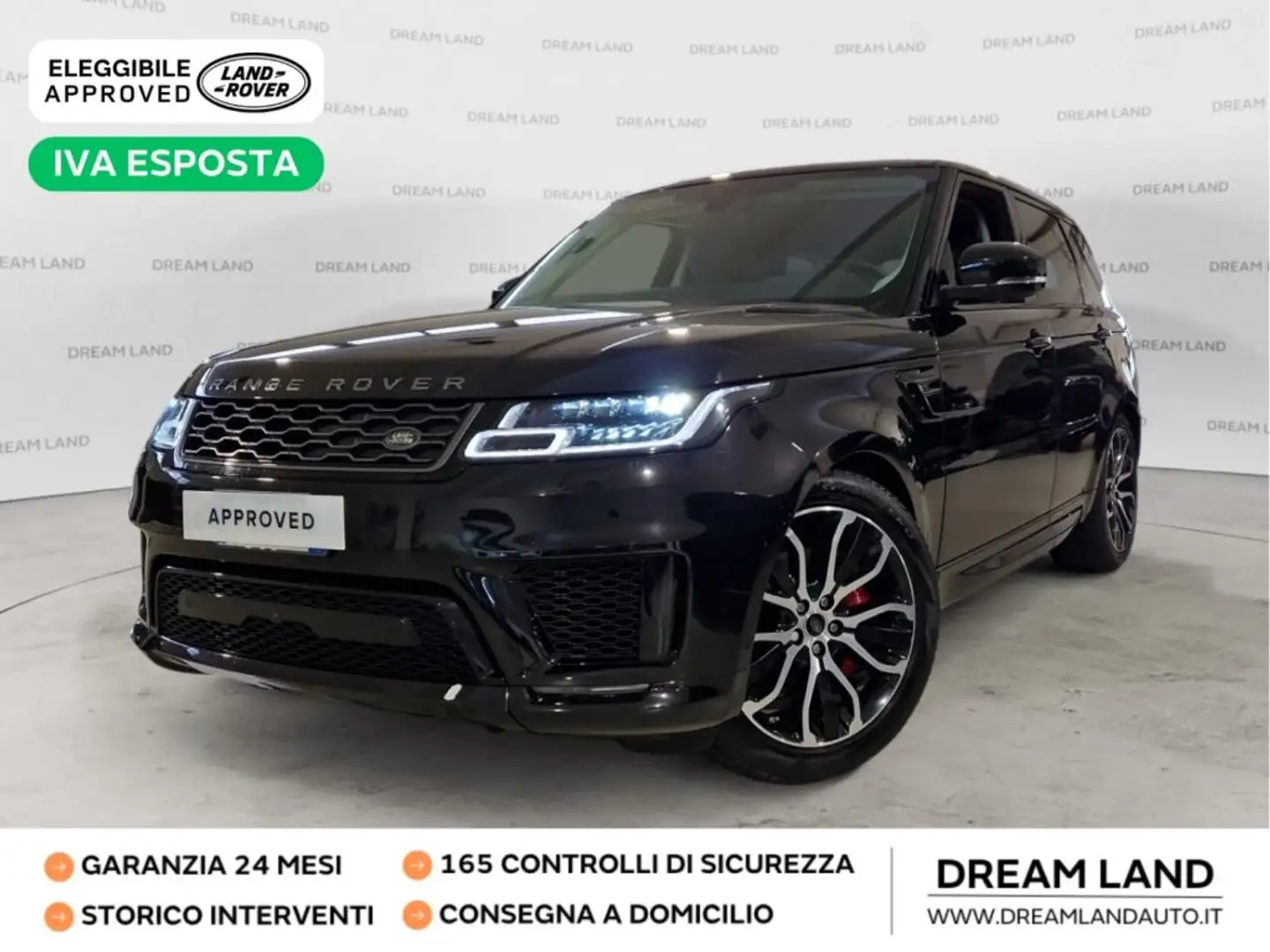Land Rover Range Rover Sport 2.0 Si4 PHEV HSE Dynamic - GARANZIA 24 MESI Negro - 1
