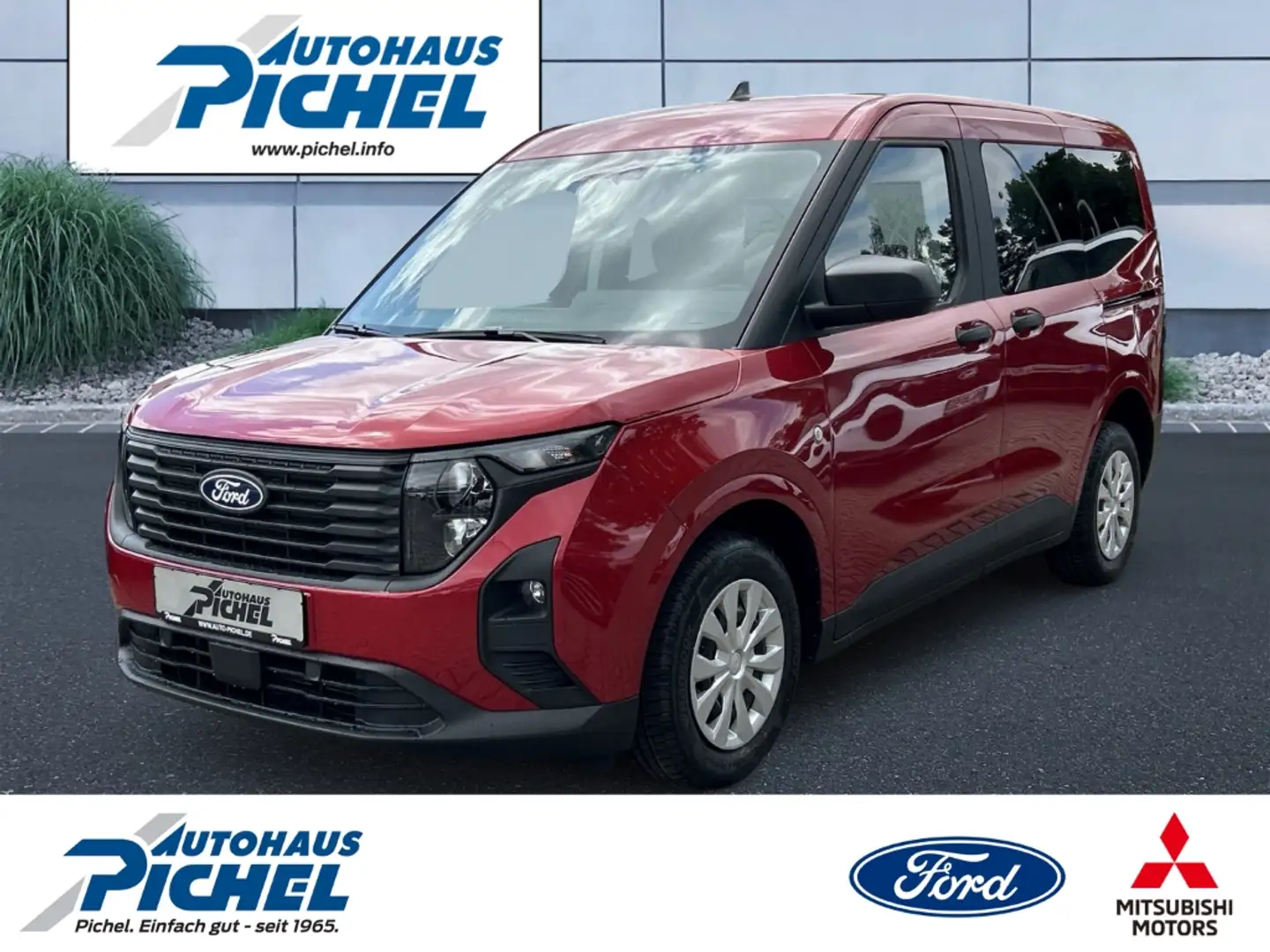 Ford Tourneo Courier Trend PPS+TEMPOMAT+SH+FSH+DAB+NOTBREMSASSIST Rouge - 1