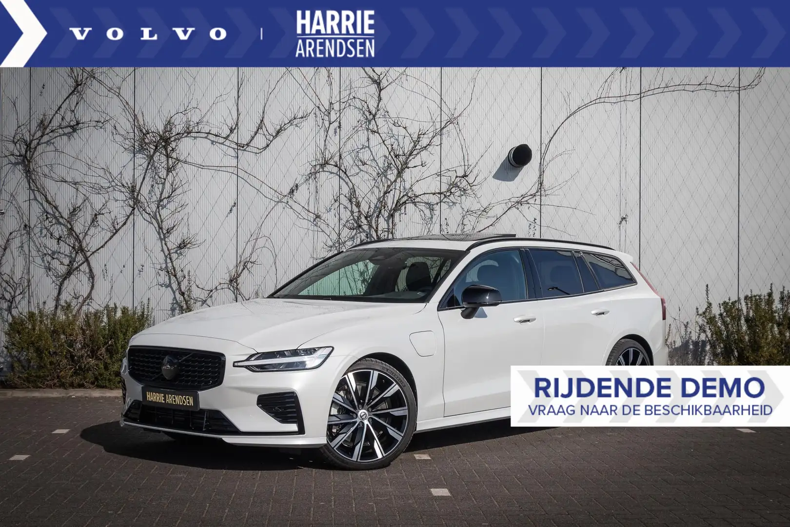 Volvo V60 T6 Plug-in hybrid AWD Plus Dark | Panoramadak | 20 Weiß - 1