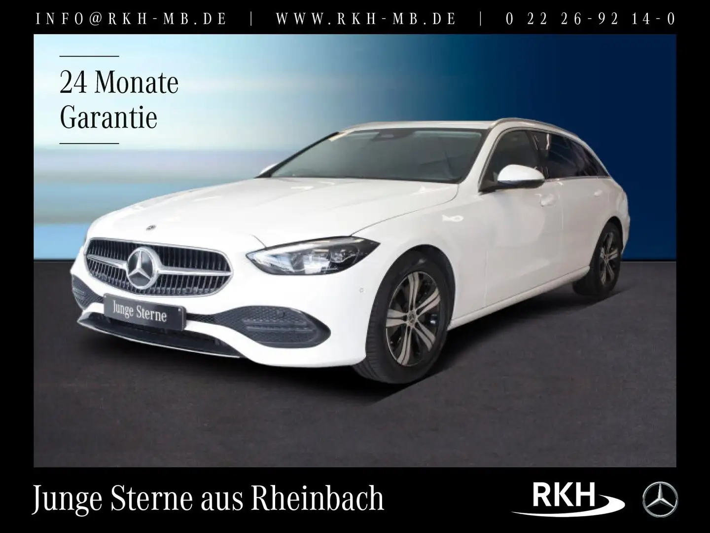 Mercedes-Benz C 180 C 180 T-Mod Avantgarde 9G/Navi/Kamera/AHK/Totw. Weiß - 1