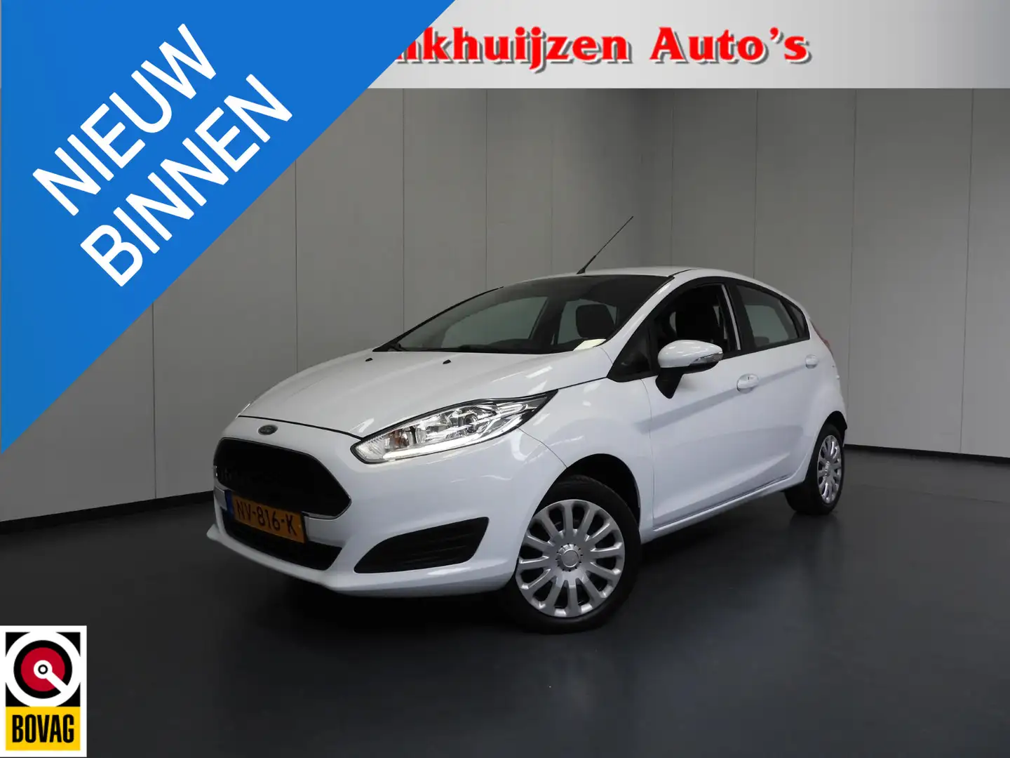Ford Fiesta 1.0 Style Essential NAVI/AIRCO/BLUETOOTH! Blanco - 1