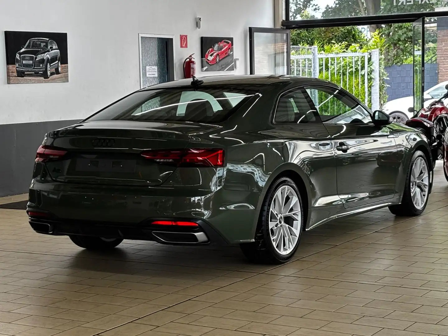 Audi A5 40 TDi ADVANCED *MATRiX*ViRTUAL*LEDER-BEiGE* Grün - 2
