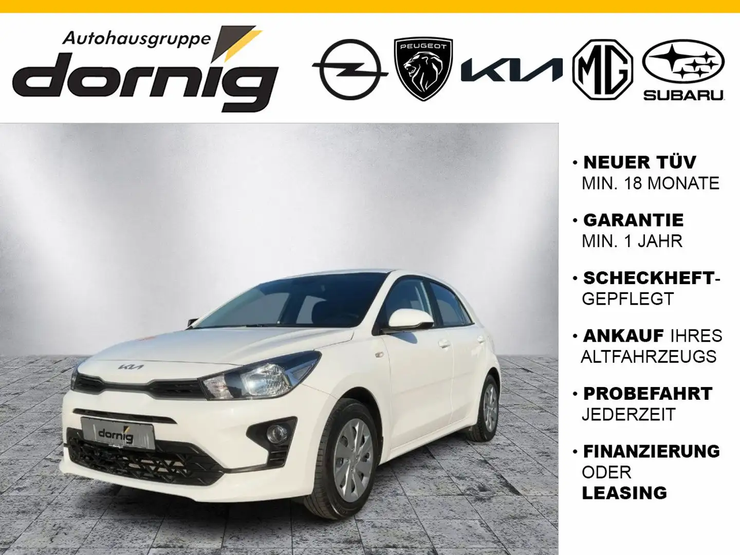 Kia Rio Emotion-Paket , SHZ, LKRHZ Weiß - 1