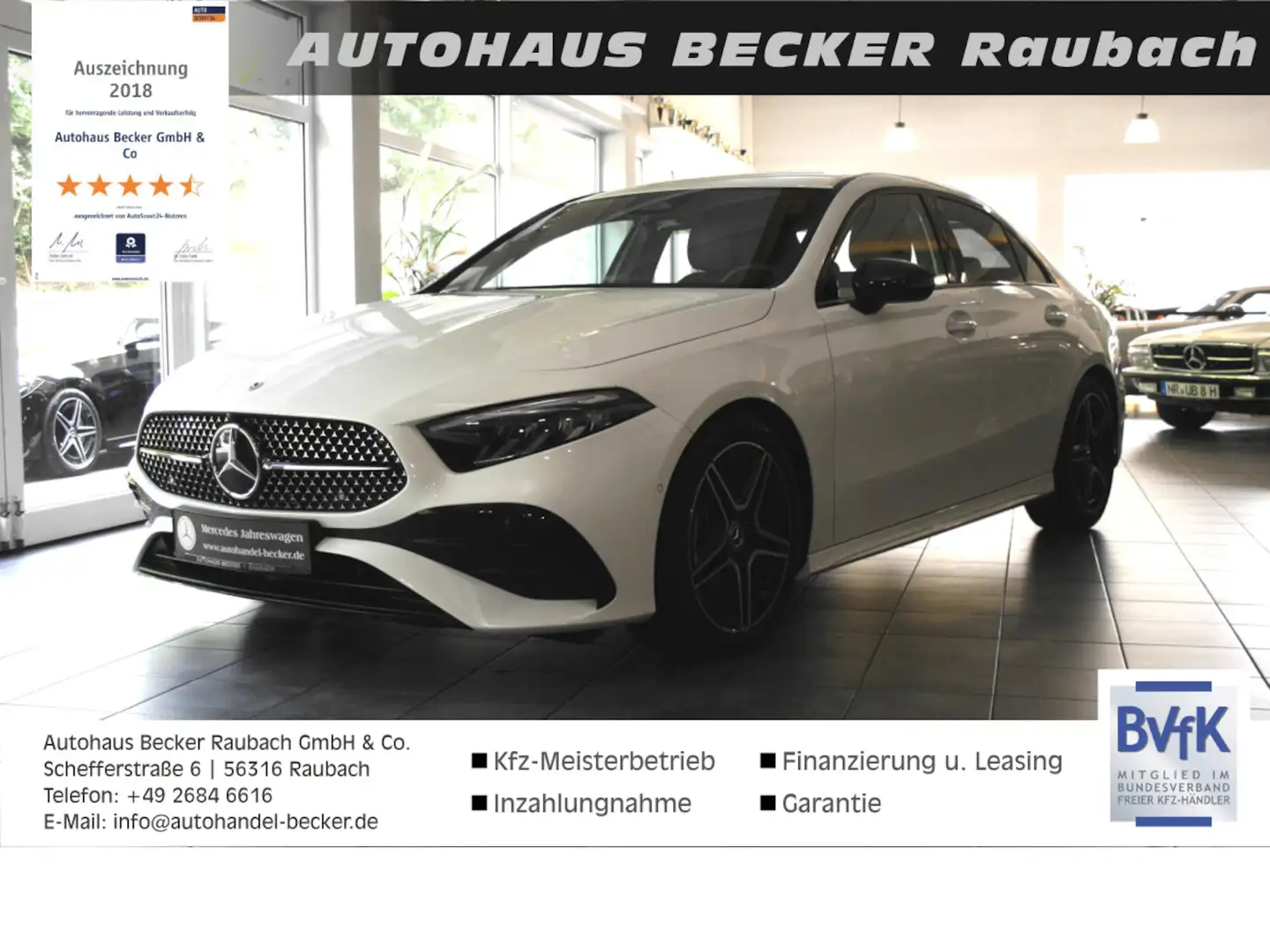Mercedes-Benz A 180 AMG Advanced Plus Limousine *Night*Ambiente. Blanco - 1