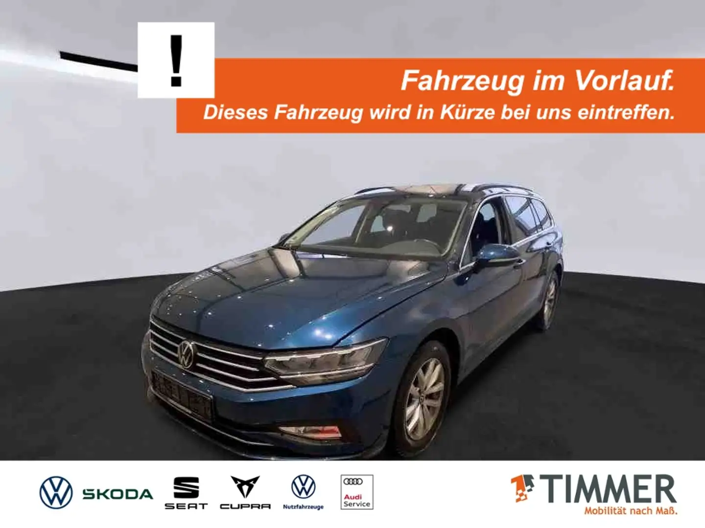 Volkswagen Passat Variant 1.5 TSI DSG BUSINESS +AHK +LED +ACC +APP +NAVI +L Blau - 1
