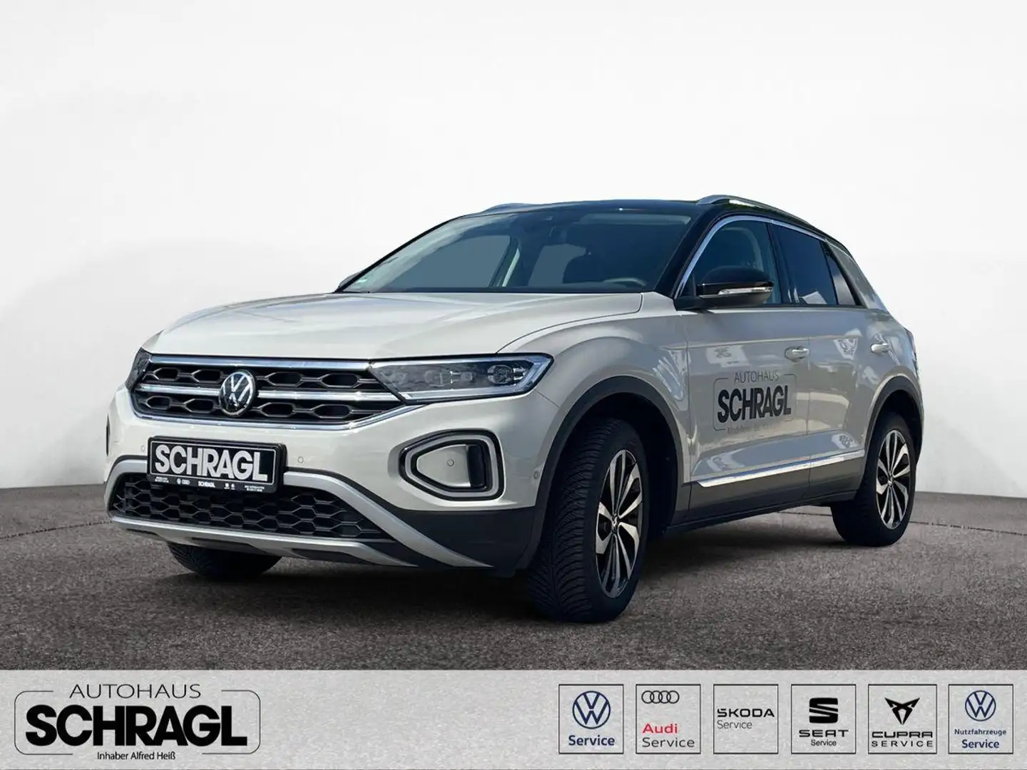 Volkswagen T-Roc 1.0 TSI STYLE+AHK+APP+KAMERA+LED+ACC+PARK Grau - 1