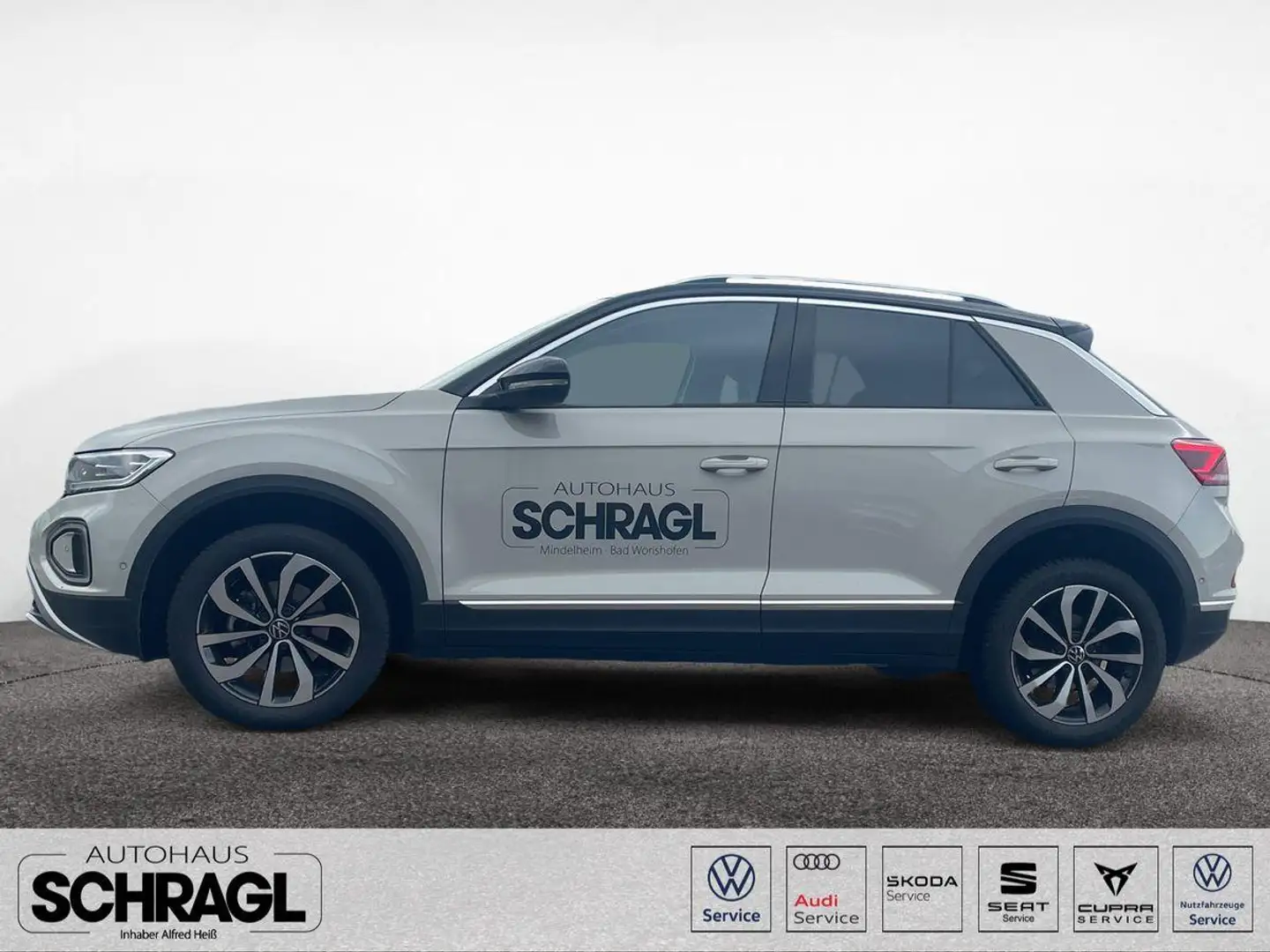 Volkswagen T-Roc 1.0 TSI STYLE+AHK+APP+KAMERA+LED+ACC+PARK Grau - 2
