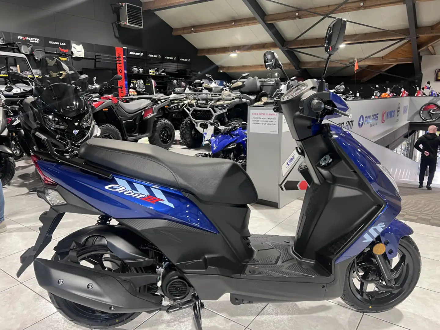 SYM Orbit III 50 Classe A 25 Km/h Azul - 1