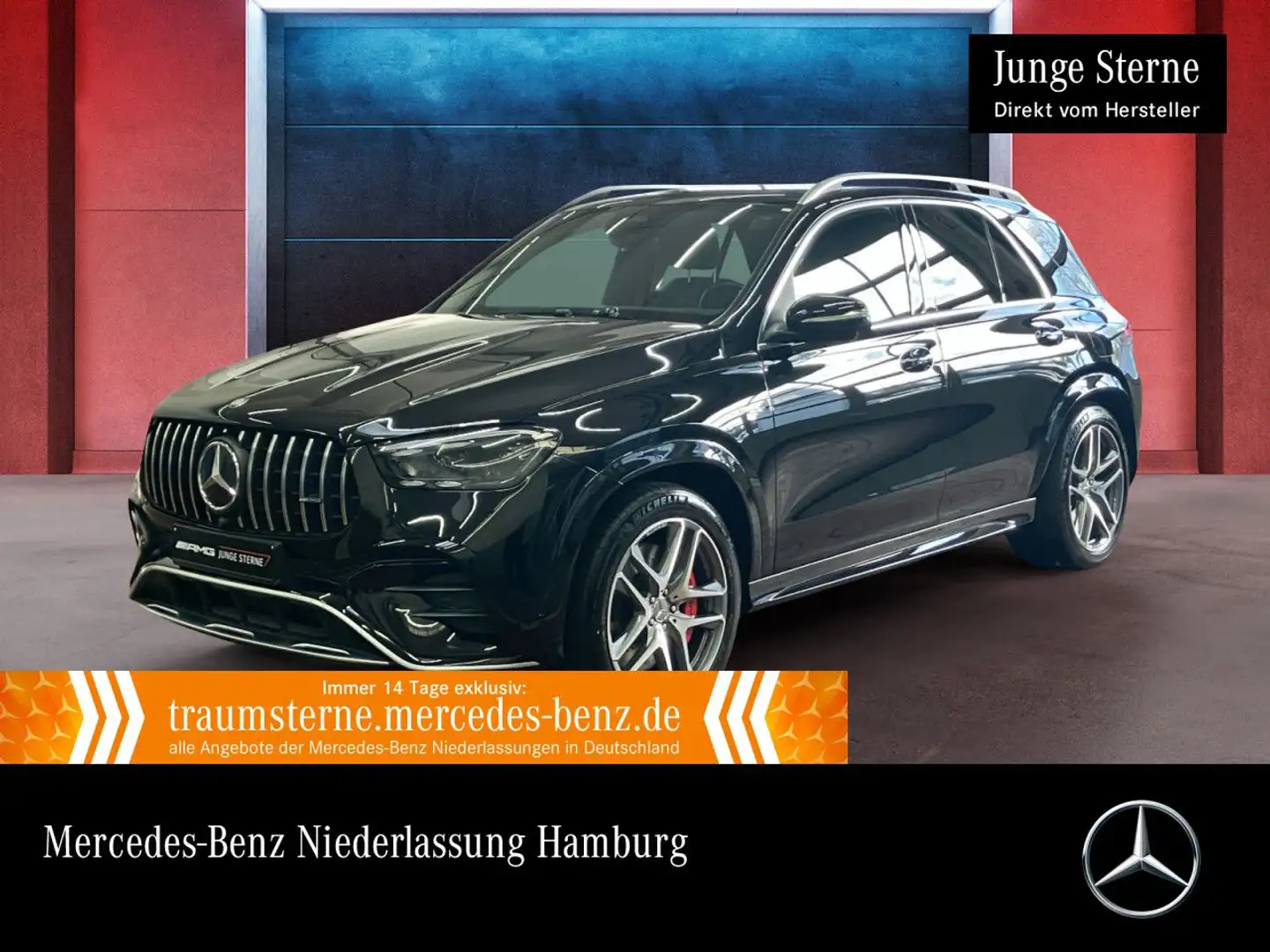 Mercedes-Benz GLE 53 AMG GLE 53 HYBRID 4M PANO+360+AHK+MULTIBEAM+21"+HUD+9G Schwarz - 1