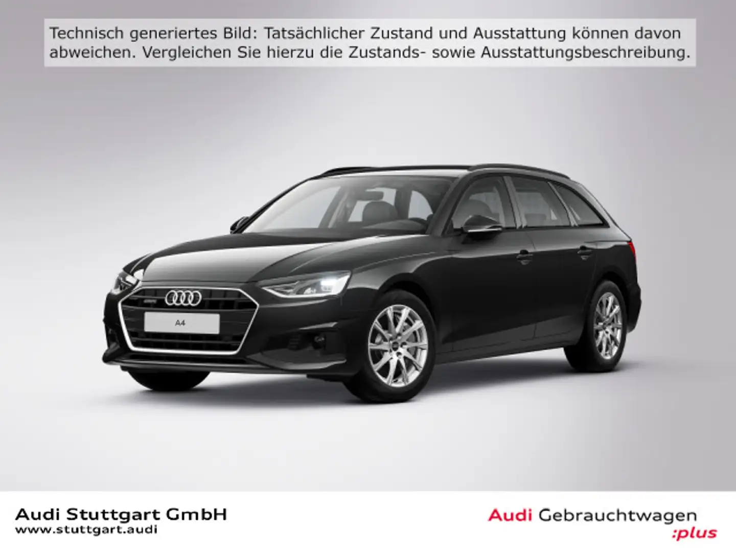 Audi A4 50 TDI quattro S-Tronic Schwarz - 1