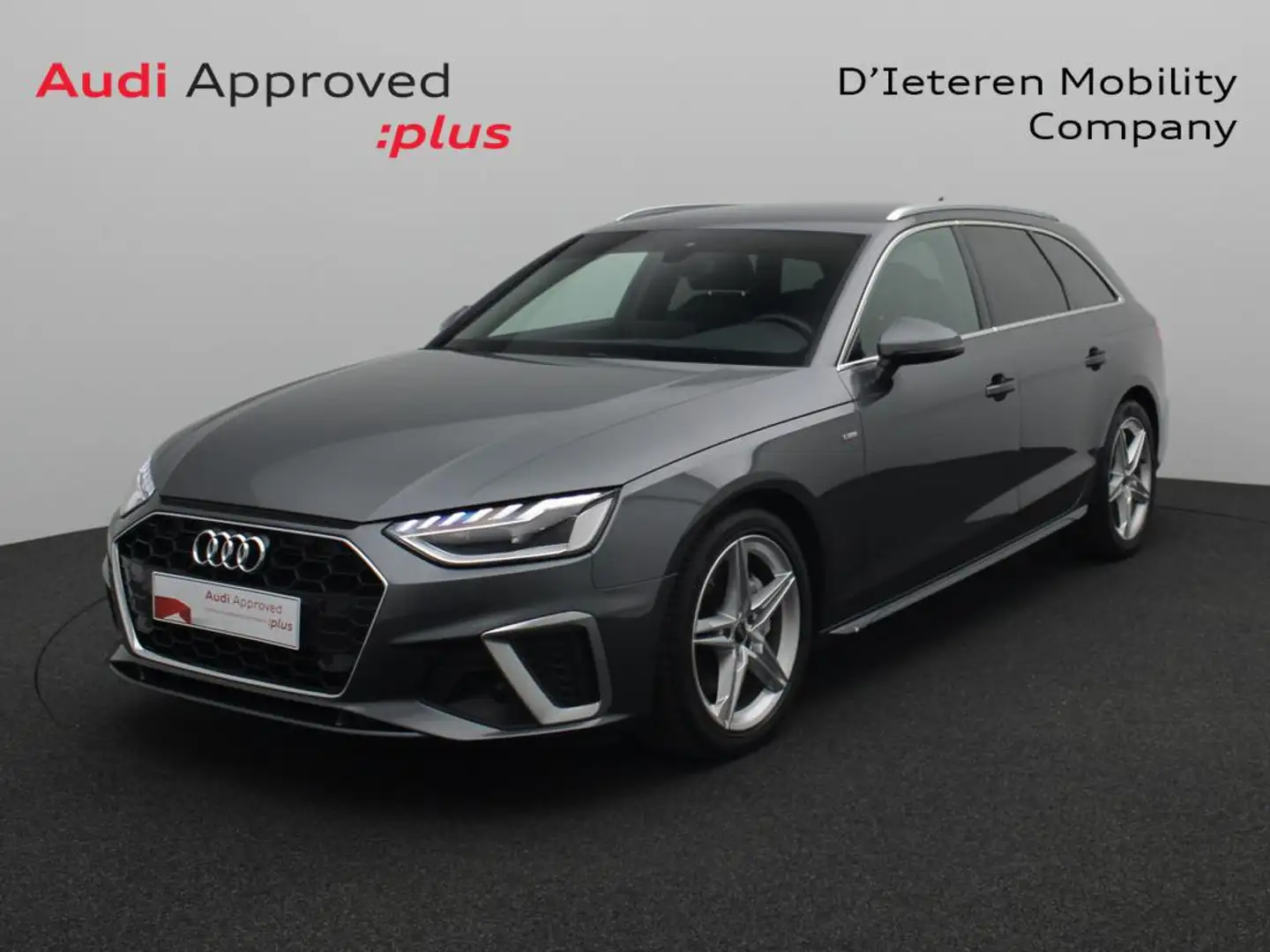 Audi A4 Avant S-Line 40 TFSI 204 PK S-tronic / Leder / PDC Grijs - 1
