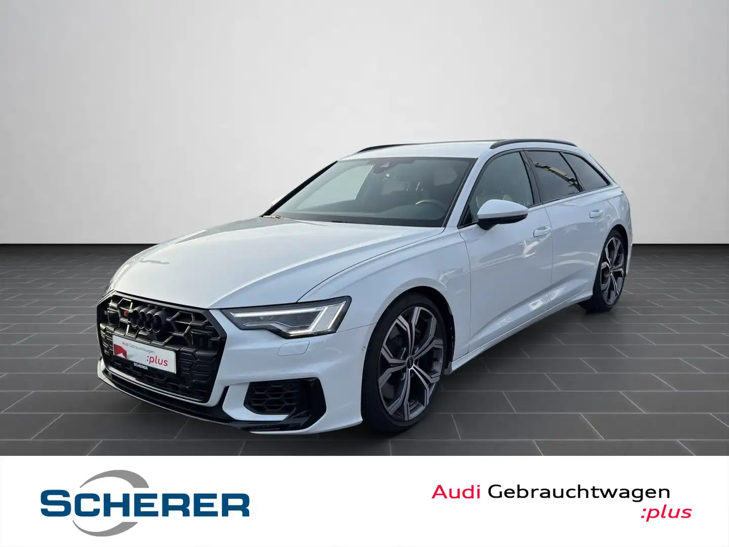 Audi S6 55 TDI quattro tiptronic MATRIX B&O AHK Weiß - 1