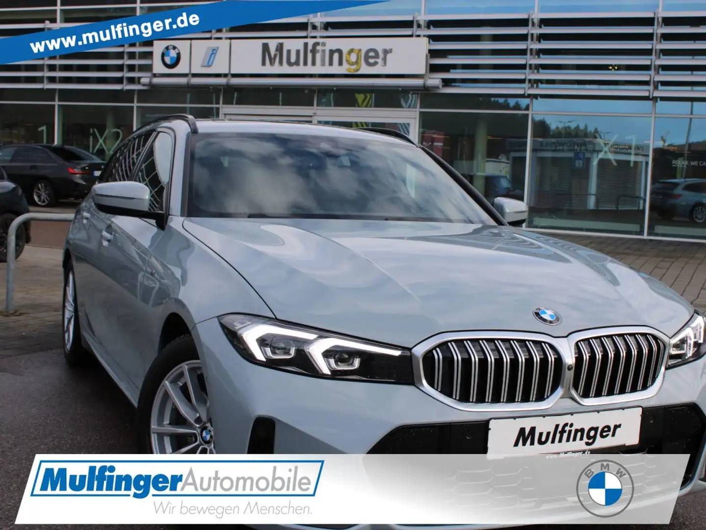 BMW 320 i T.M Sport PanoD.AHK ACC HUD Lenkradh.Park+ Grau - 1