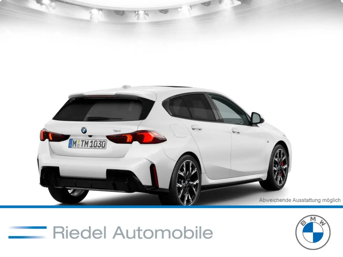 BMW 114 120 Steptronic M SportpaketPro Pano 19"LM h/k Blanc - 2