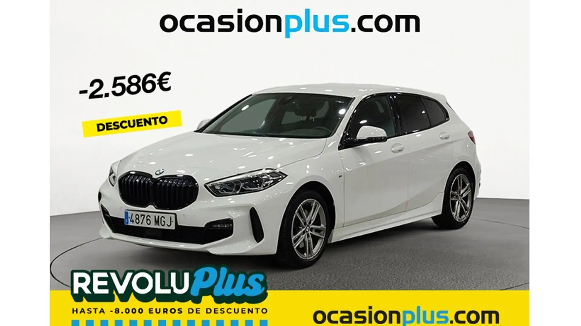 BMW 118 118dA Business Blanc - 1