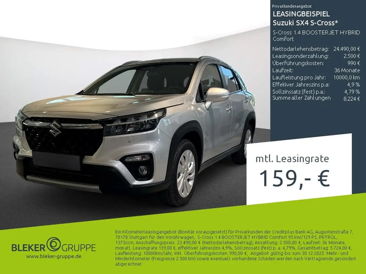 Suzuki SX4 S-Cross S-Cross 1.4 BOOSTERJET HYBRID Comfort Silber - 2