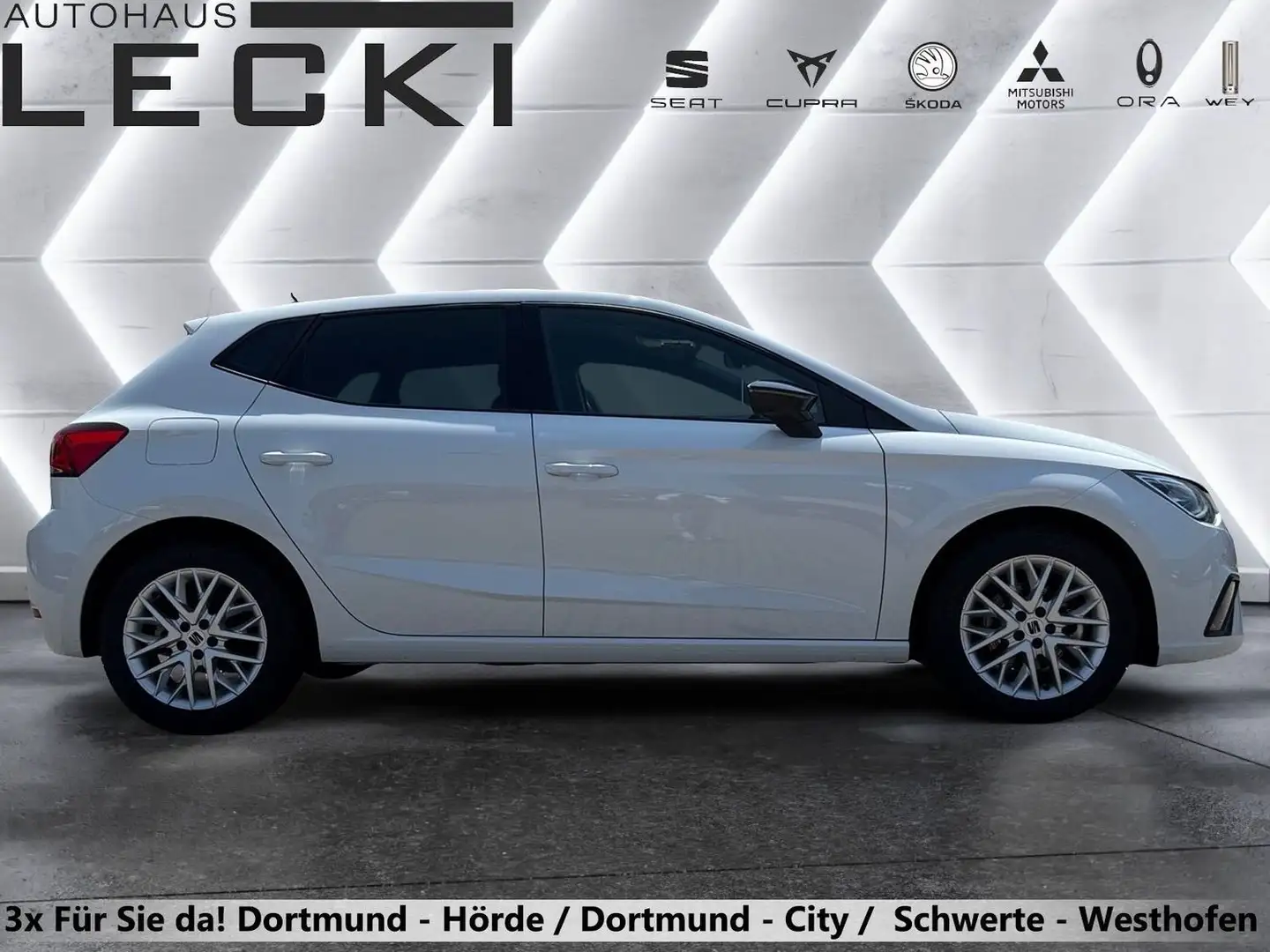 SEAT Ibiza FR 1.0 TSi DSG *ACC*F-LINK*KAMERA*LED*KESSY*PDC* Weiß - 2