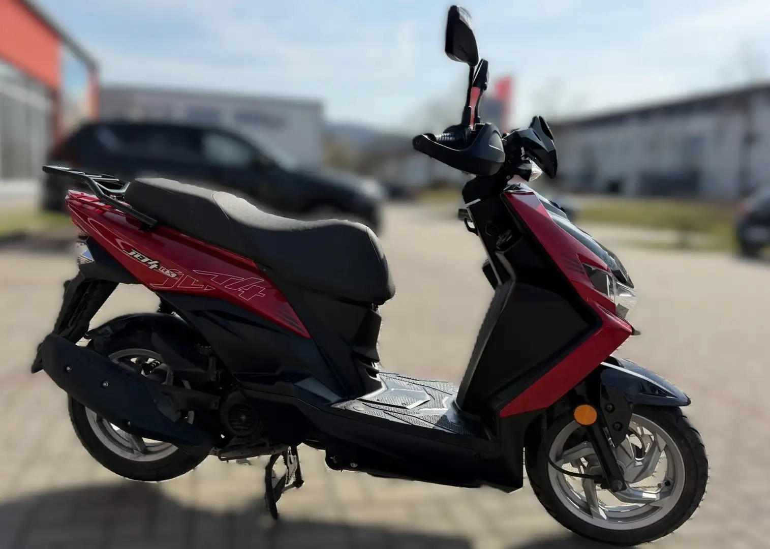 SYM Jet 4 Mofa Rojo - 2