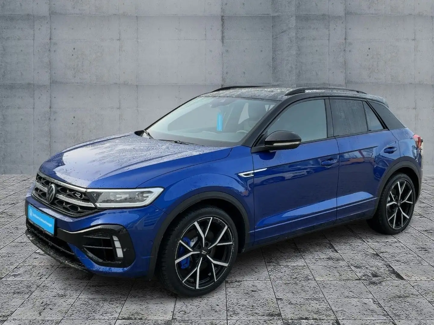 Volkswagen T-Roc R 2.0 TSI 4M 5JG+LEDER+MATRIX+NAV+AHK+PANO Blau - 2