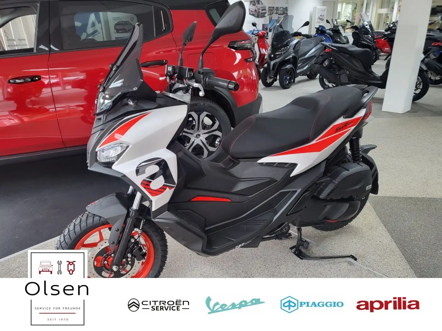 Aprilia SR GT 200 S E5+ Bianco Matt Білий - 1