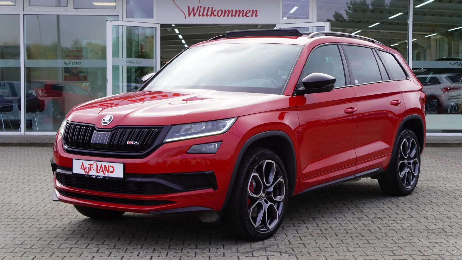 Skoda Kodiaq 2.0 Bi-TDI 4x4 RS 7-Sitzer 360° Canton VC P Rosso - 2