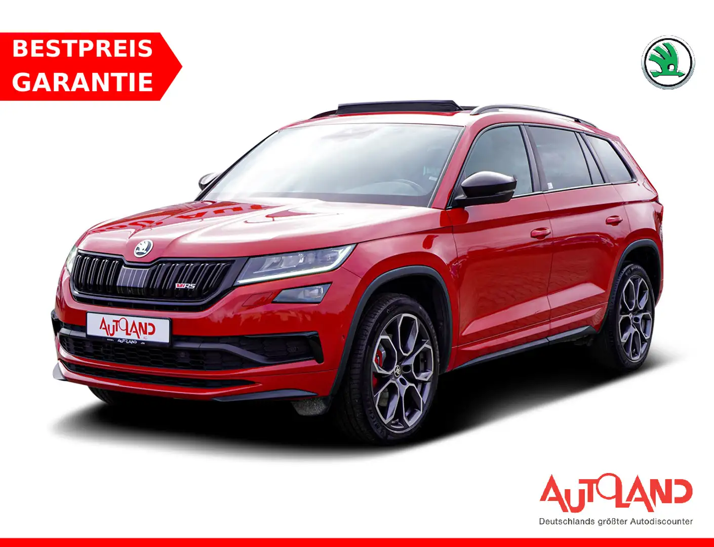 Skoda Kodiaq 2.0 Bi-TDI 4x4 RS 7-Sitzer 360° Canton VC P Rosso - 1