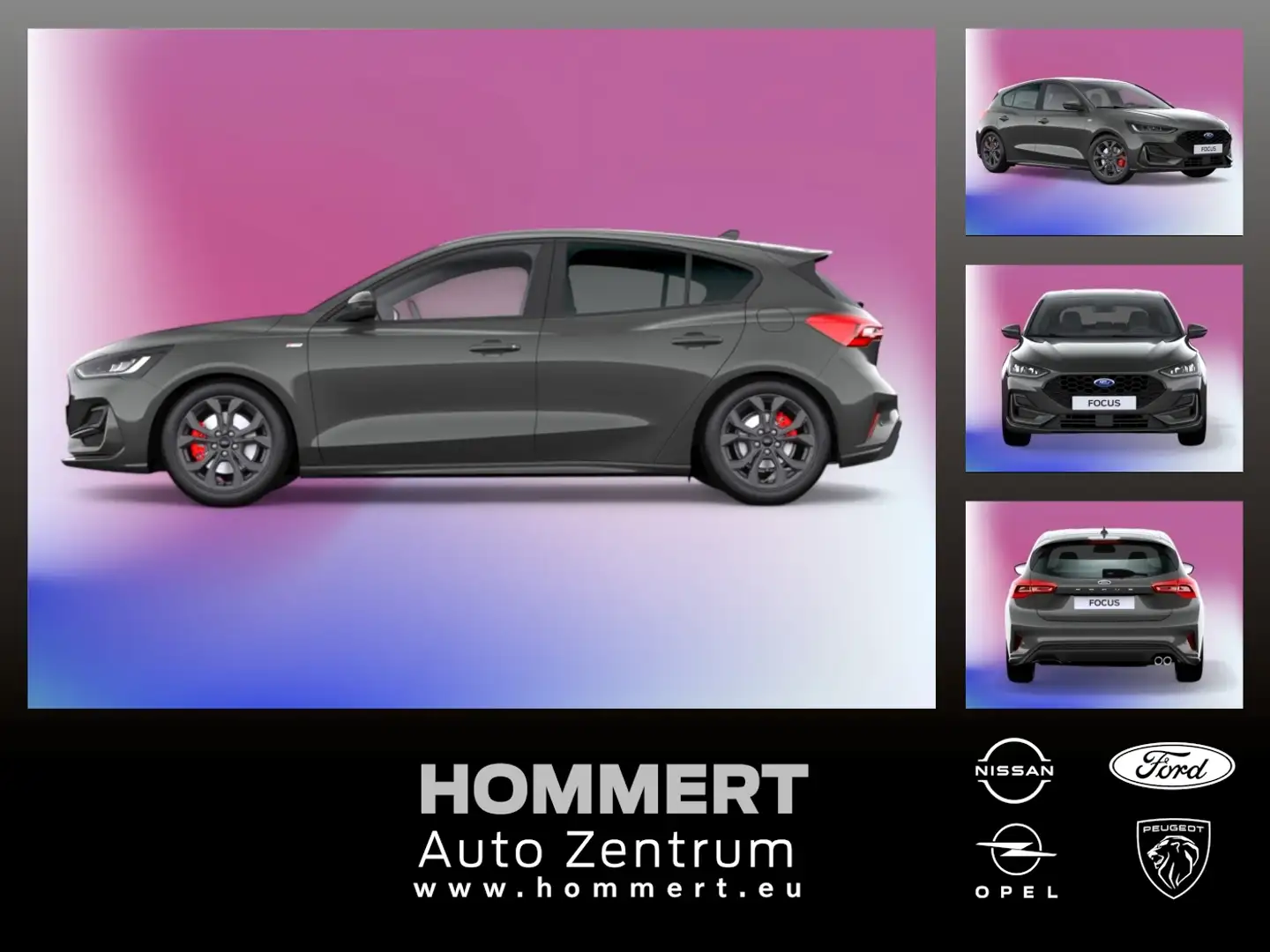 Ford Focus 1.0 EcoBoost ST-Line ACC Stylingpaket Gris - 1