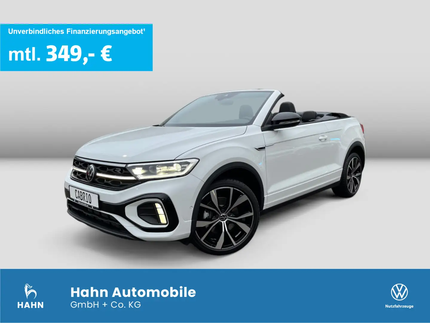 Volkswagen T-Roc R-Line 1,5TSI DSG BlackStyle Nav Weiß - 1