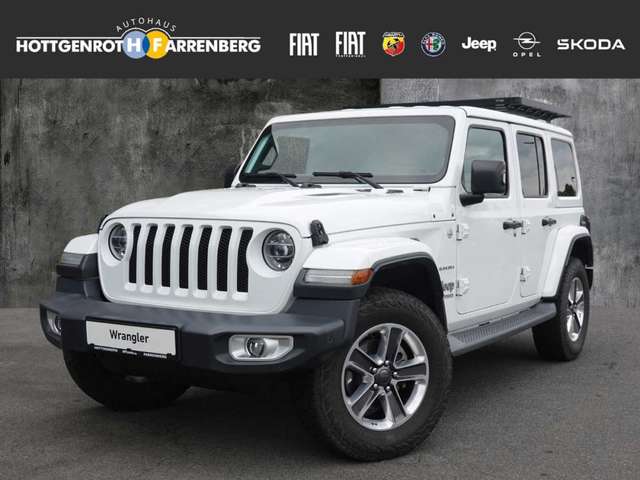 Imagine Jeep Wrangler 2.2 CRDi Unlimited Sahara Rückfahrkam. LED Lederle
