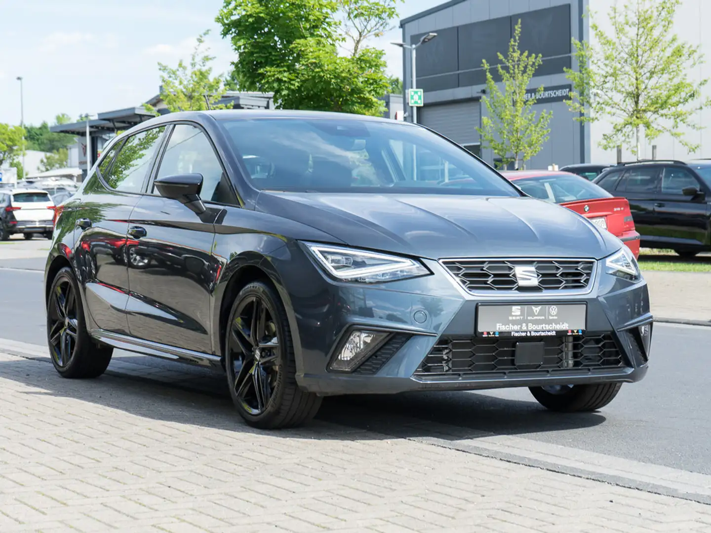 SEAT Ibiza 1.0 TSI FR Pro Black Edition LED PANO Gris - 2