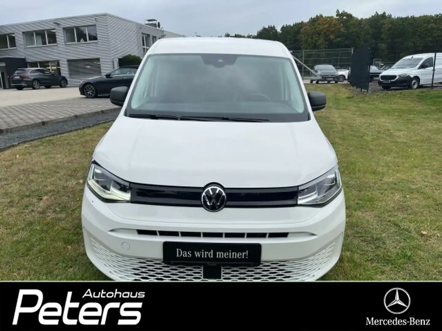 Volkswagen Caddy Caddy 2.0 TDI Cargo Aut/AHK/LED/L1H1/Klima/Shzg. Weiß - 2