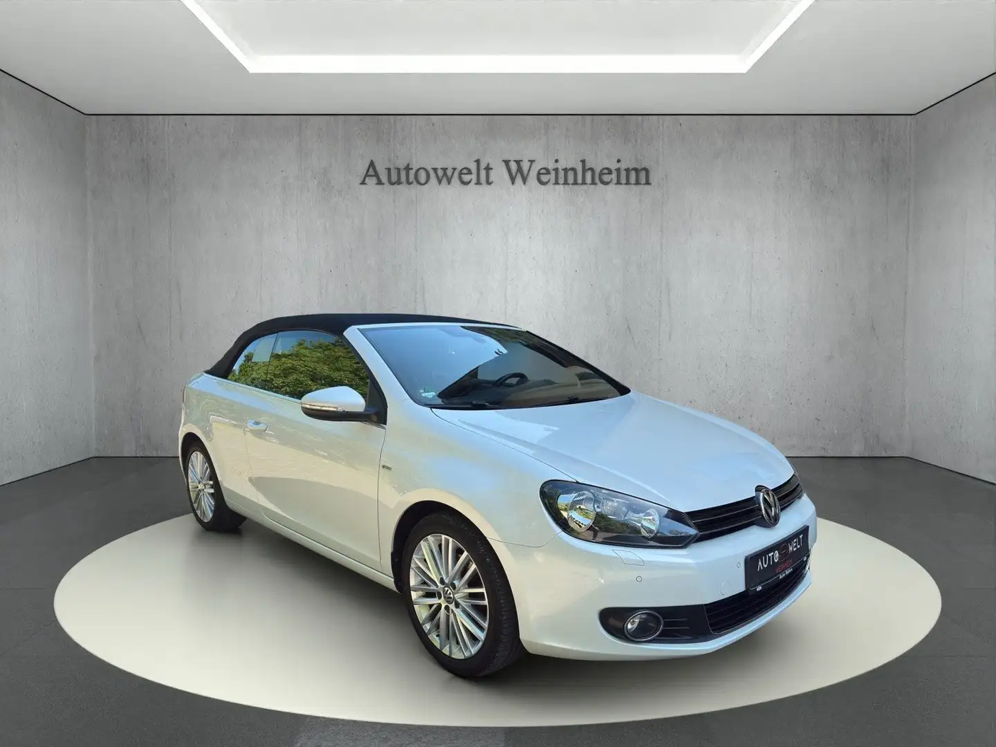 Volkswagen Golf GOLF°VI°CABRIOLET°CUP°SHZ°TEMPOMAT°NAV°PDC°80TKM Blanc - 2