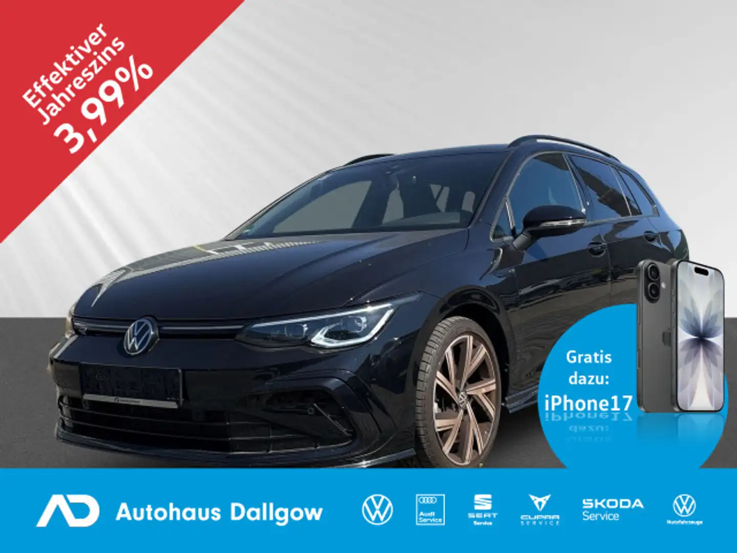 Volkswagen Golf Variant R-Line 1,5 l eTSI OPF 96 kW (130 PS Schwarz - 1