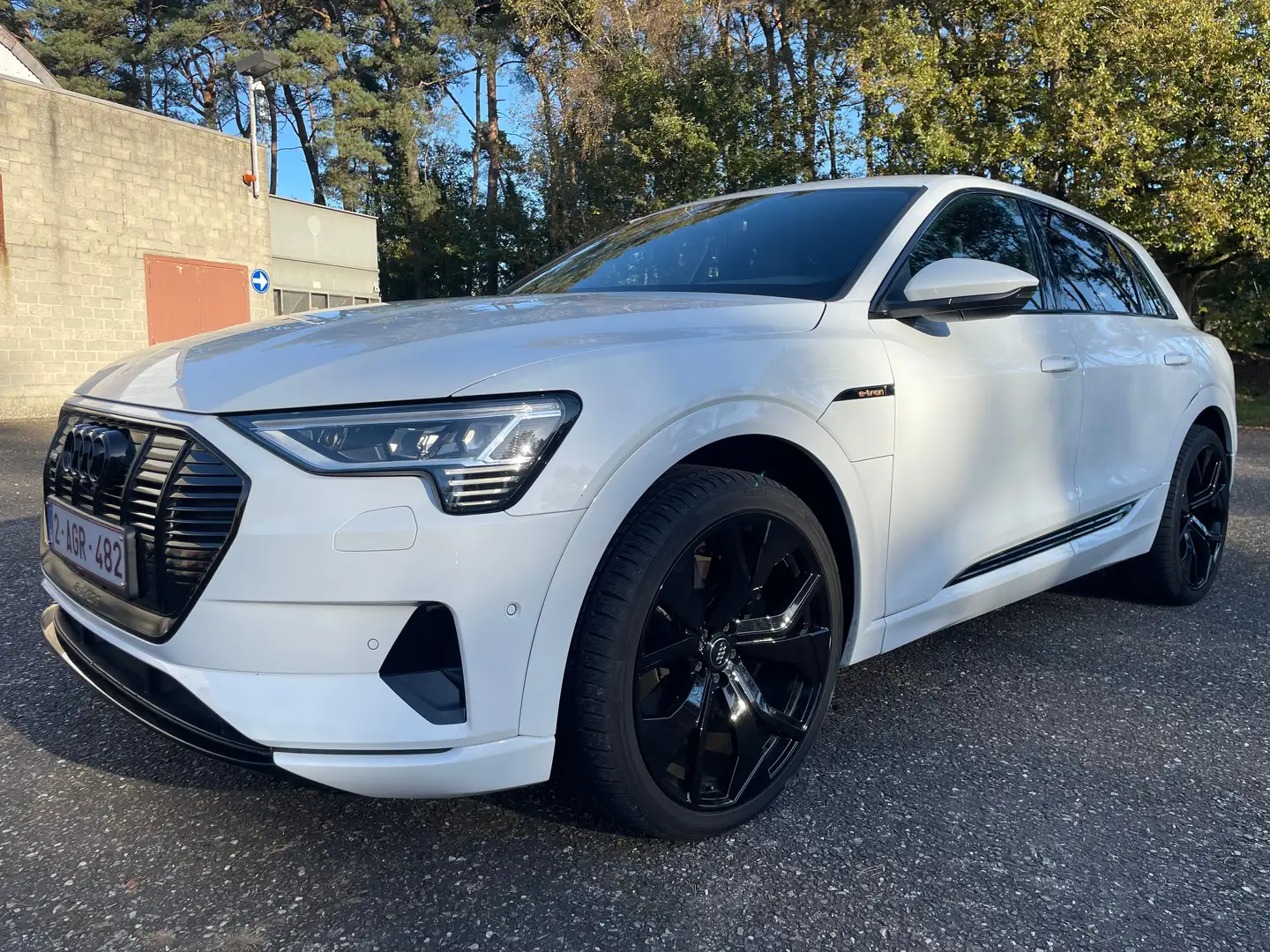 Audi e-tron 95kWh 55 Quattro Advanced Blanc - 1