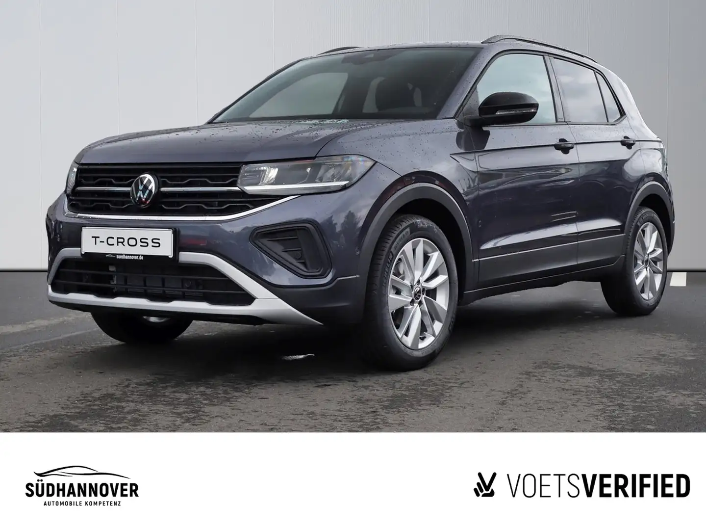 Volkswagen T-Cross Goal 1.0 TSI DSG AHK+NAVI+SHZ+PDC+KAMERA Grijs - 1