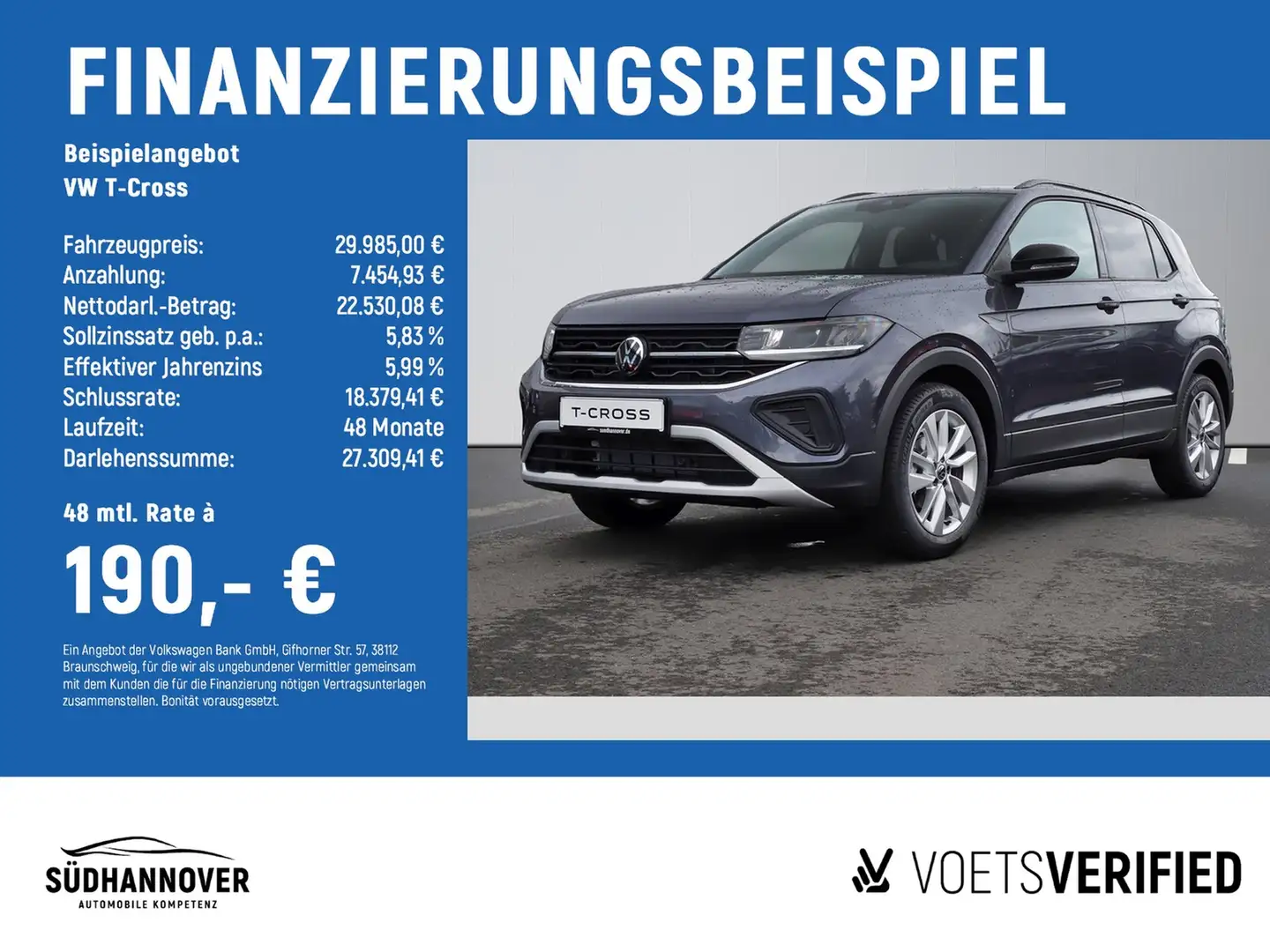 Volkswagen T-Cross Goal 1.0 TSI DSG AHK+NAVI+SHZ+PDC+KAMERA Grijs - 2