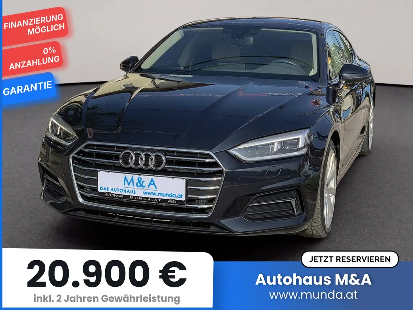Audi A5 Sportback 2.0 TFSI Design*GARANTIE Blau - 1