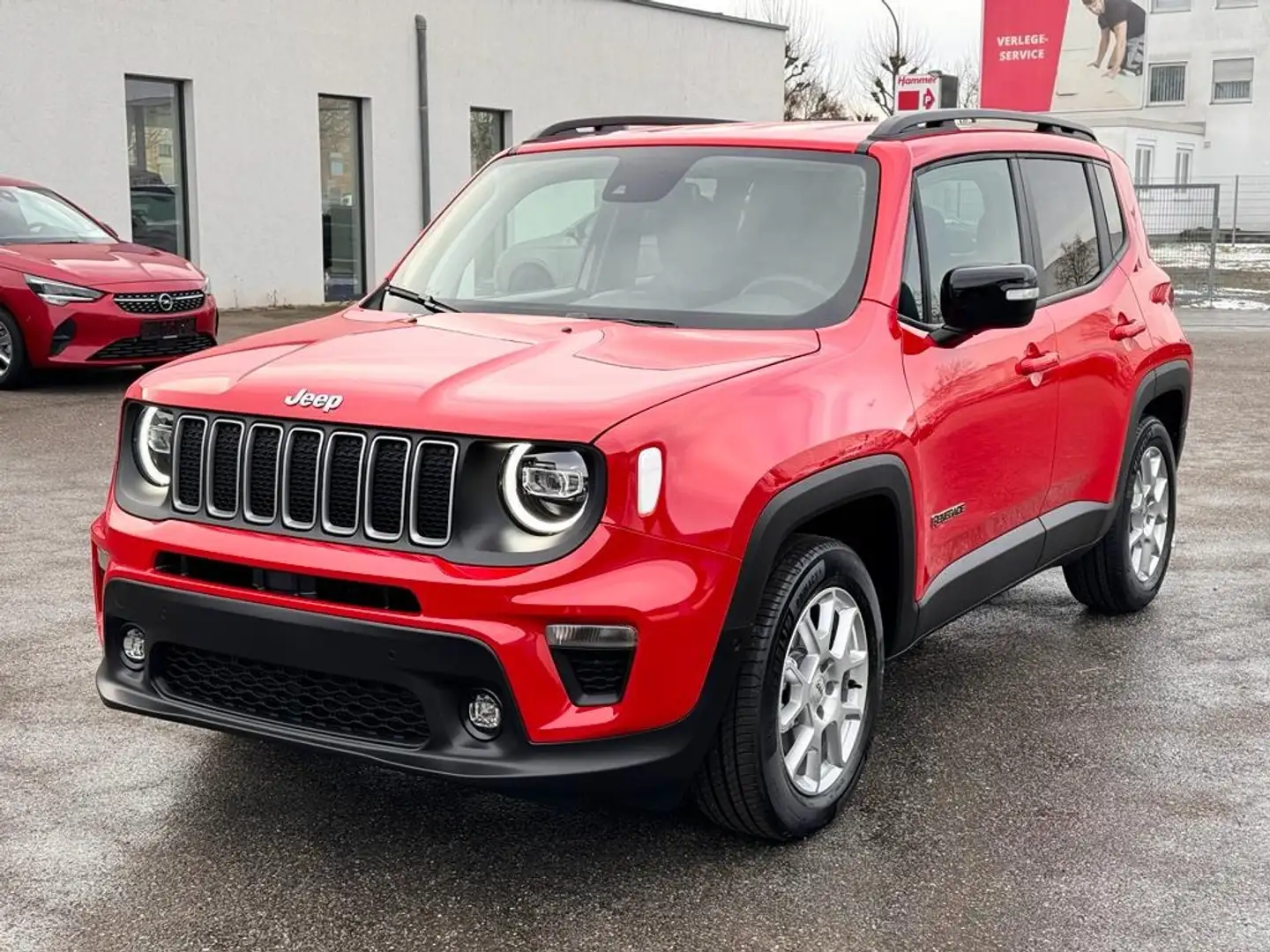 Jeep Renegade 1.5 MHEV High Altitude Navi PDC Rouge - 2