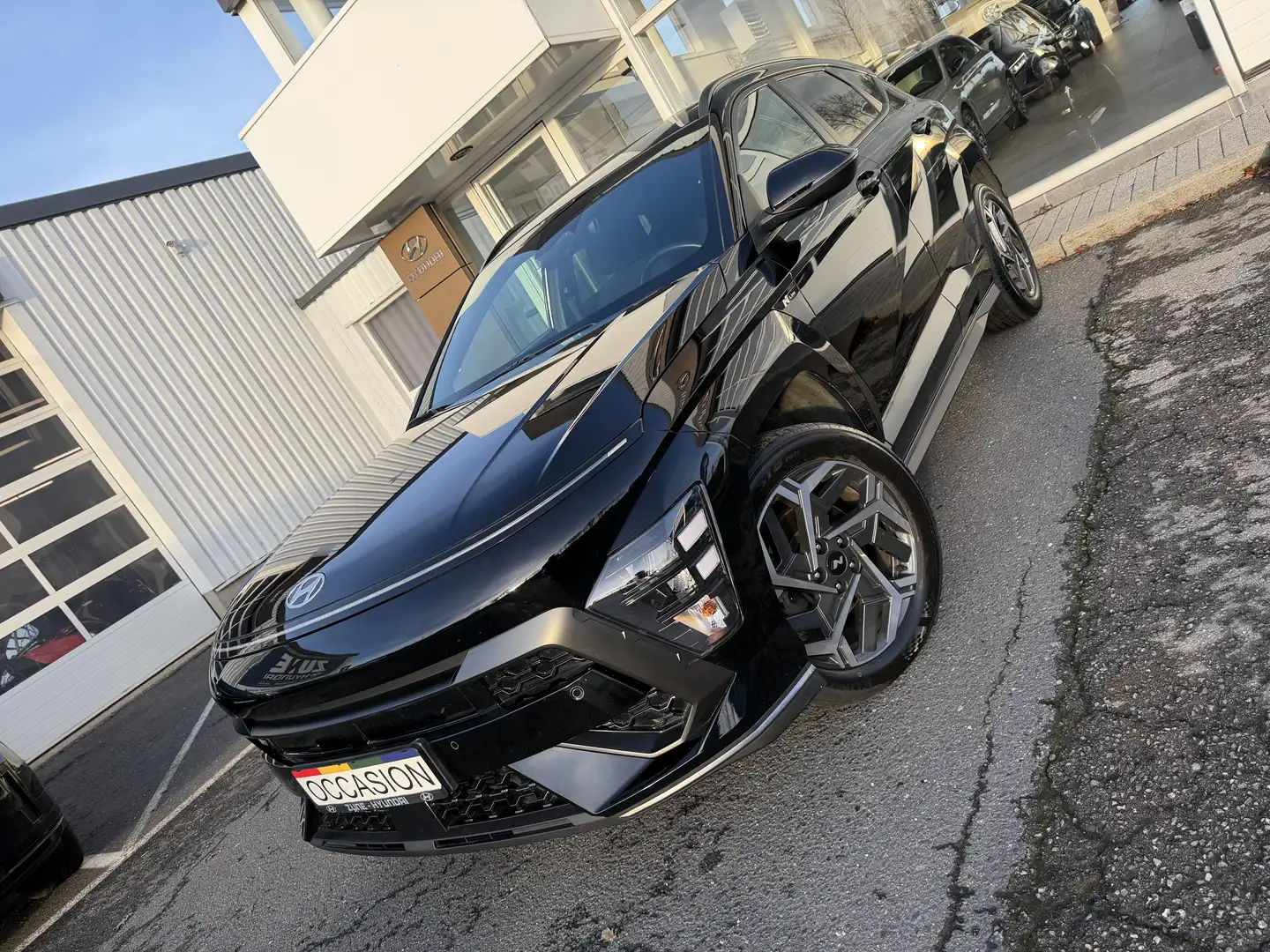 Hyundai KONA Kona HEV 1.6 GDi Feel N-Line/GARANTIE 10/2027 Zwart - 2