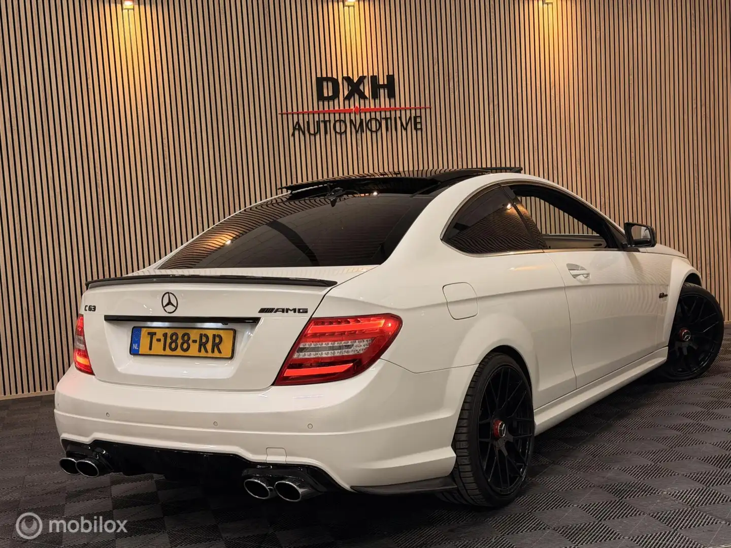 Mercedes-Benz C 63 AMG Coupé FACELIFT PANO CARPL EISENMANN Blanc - 2