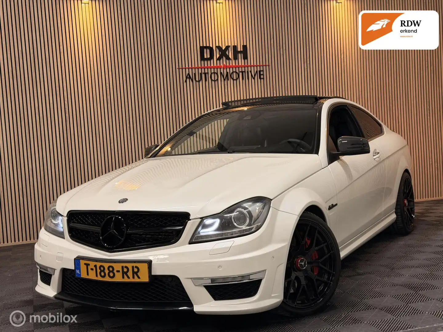 Mercedes-Benz C 63 AMG Coupé FACELIFT PANO CARPL EISENMANN Blanc - 1