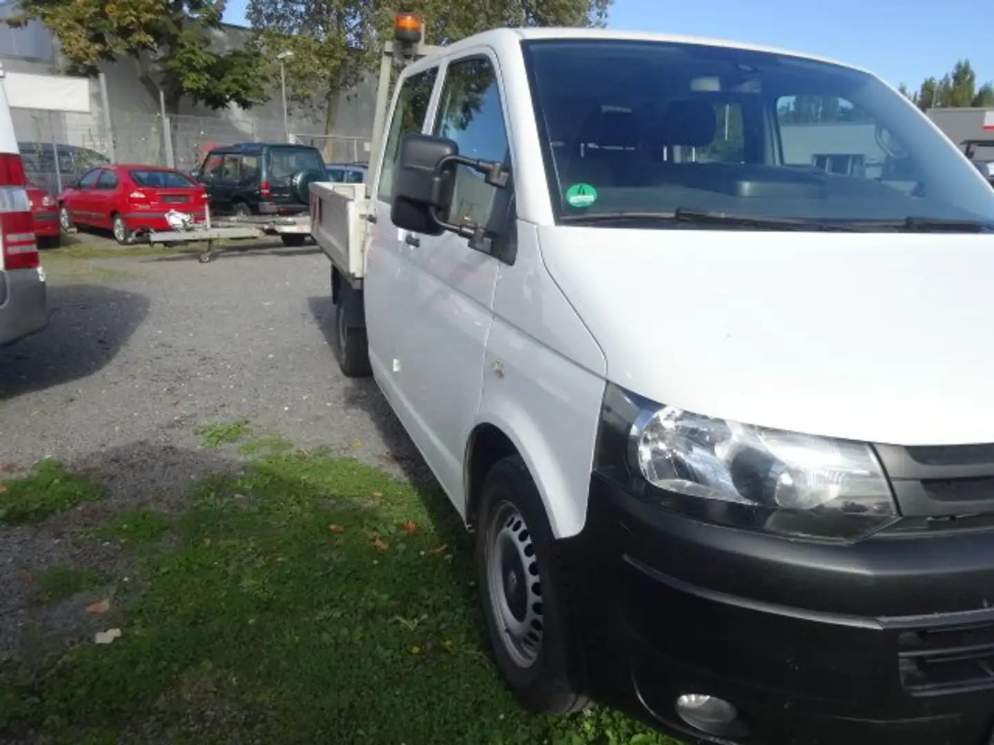 Volkswagen T5 Transporter Pritsche Doppelkabine Weiß - 2