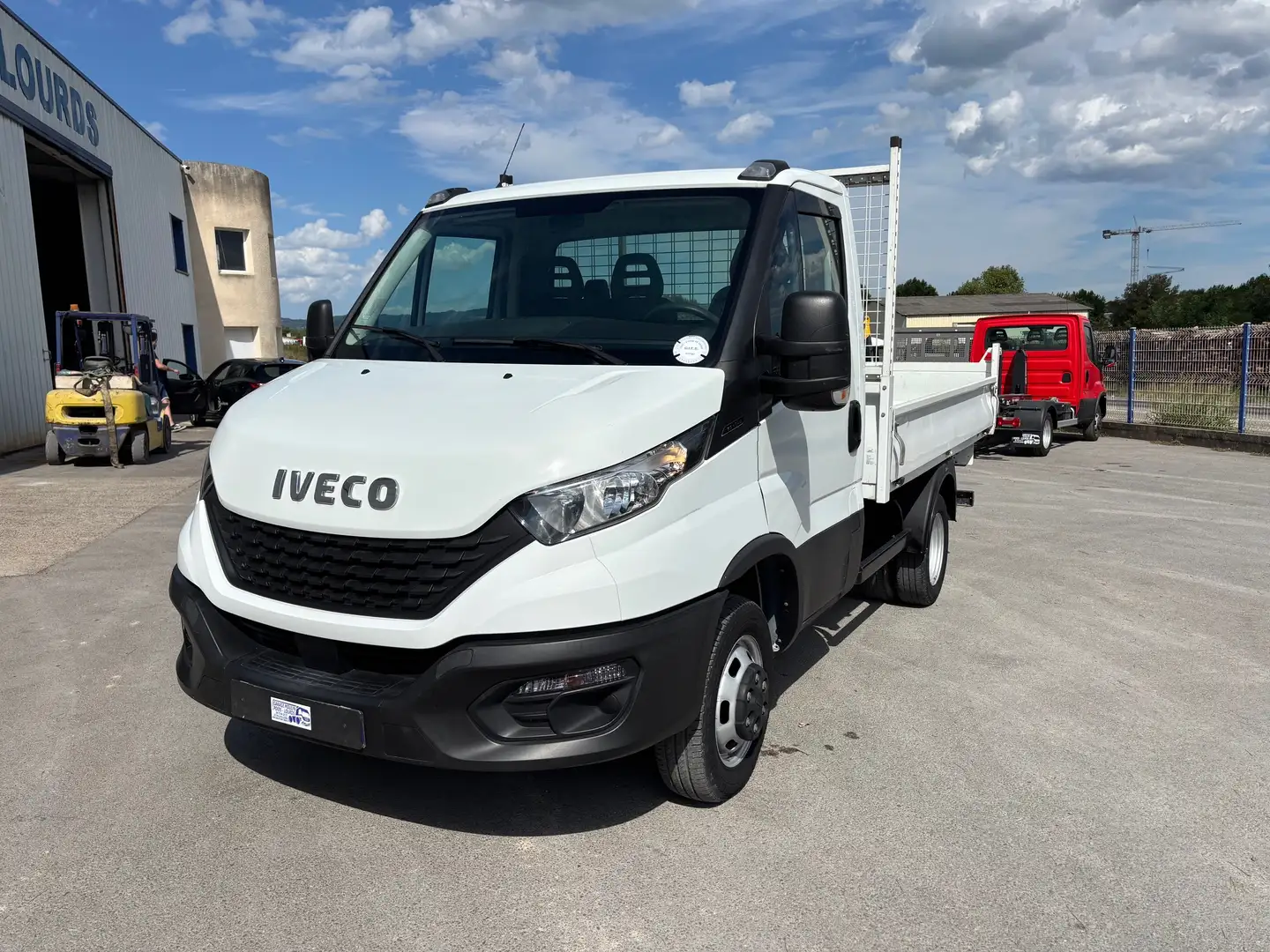 Iveco Daily DAILY CHASSIS CAB 35 C 14S EMP 3000 QUAD-TOR BVM6 Blanc - 1