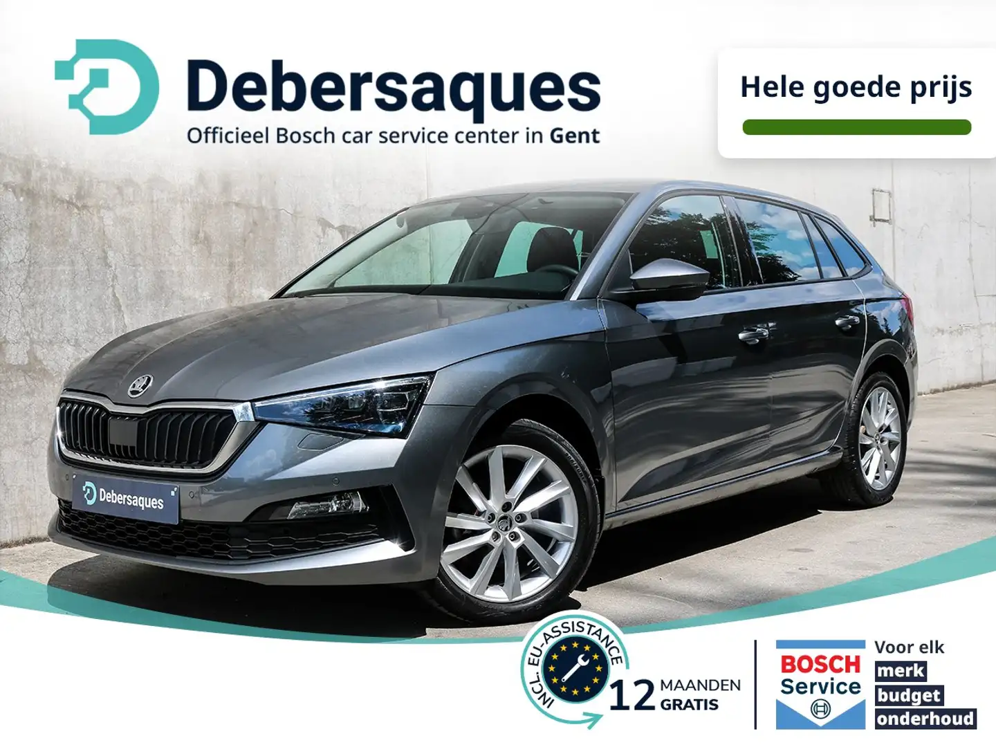 Skoda Scala 1.0 TSI Style DSG TREKHAAK Gris - 1