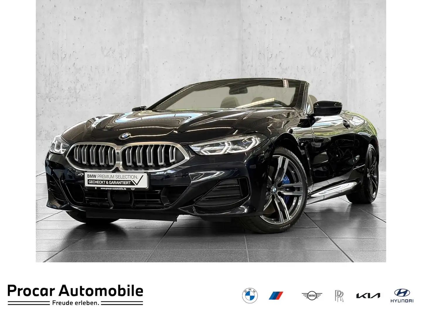 BMW 840 d xDrive Cabrio DA Prof PA+ Laser ACC 360° Schwarz - 1