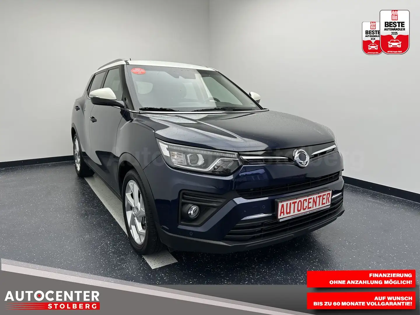 SsangYong Tivoli "WENIG KM-NAVI-CAM-SITZH-MULTI-ALU" Blau - 2