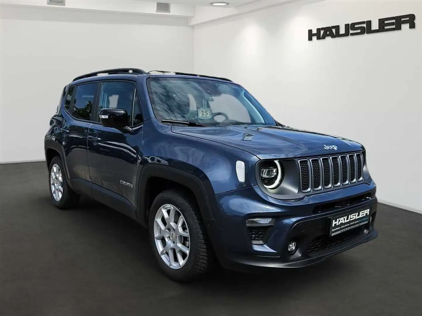 Jeep Renegade 1.5 MildHybrid AT Navi Klimaauto Schiebedach Blauw - 2