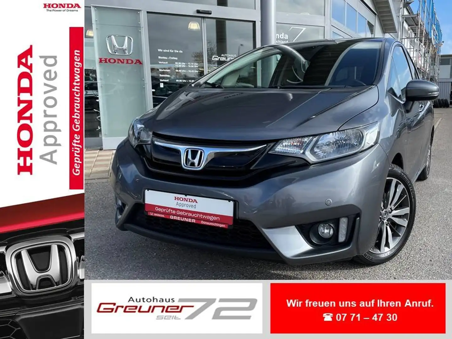 Honda Jazz Jazz 1.3 i-VTEC Elegance * 1. Hand * Navi * AHK * Grau - 1