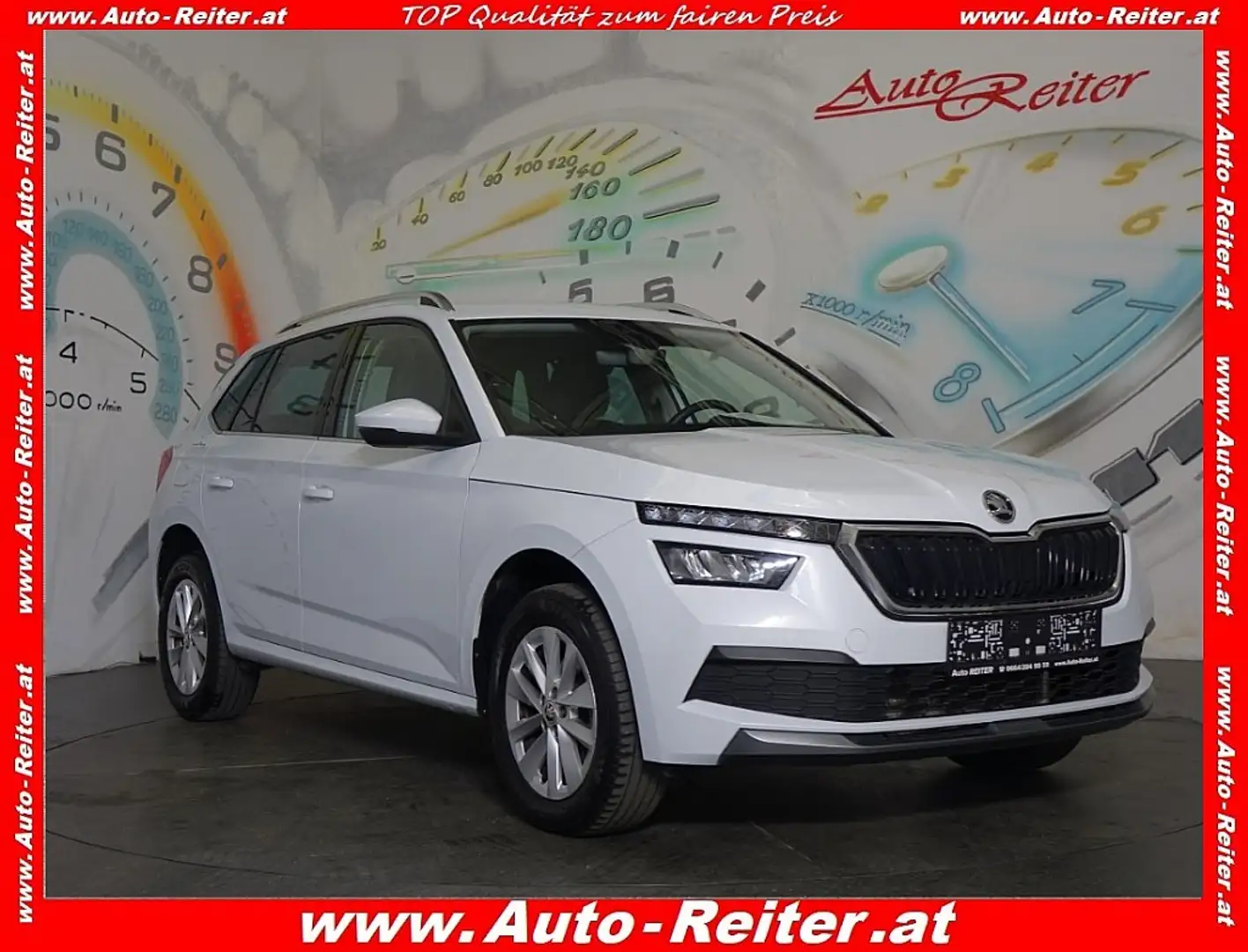 Skoda Kamiq 1,0 TSI Active *LED, SMART LINK, KLIMA, TEMPOMAT* Blanc - 1
