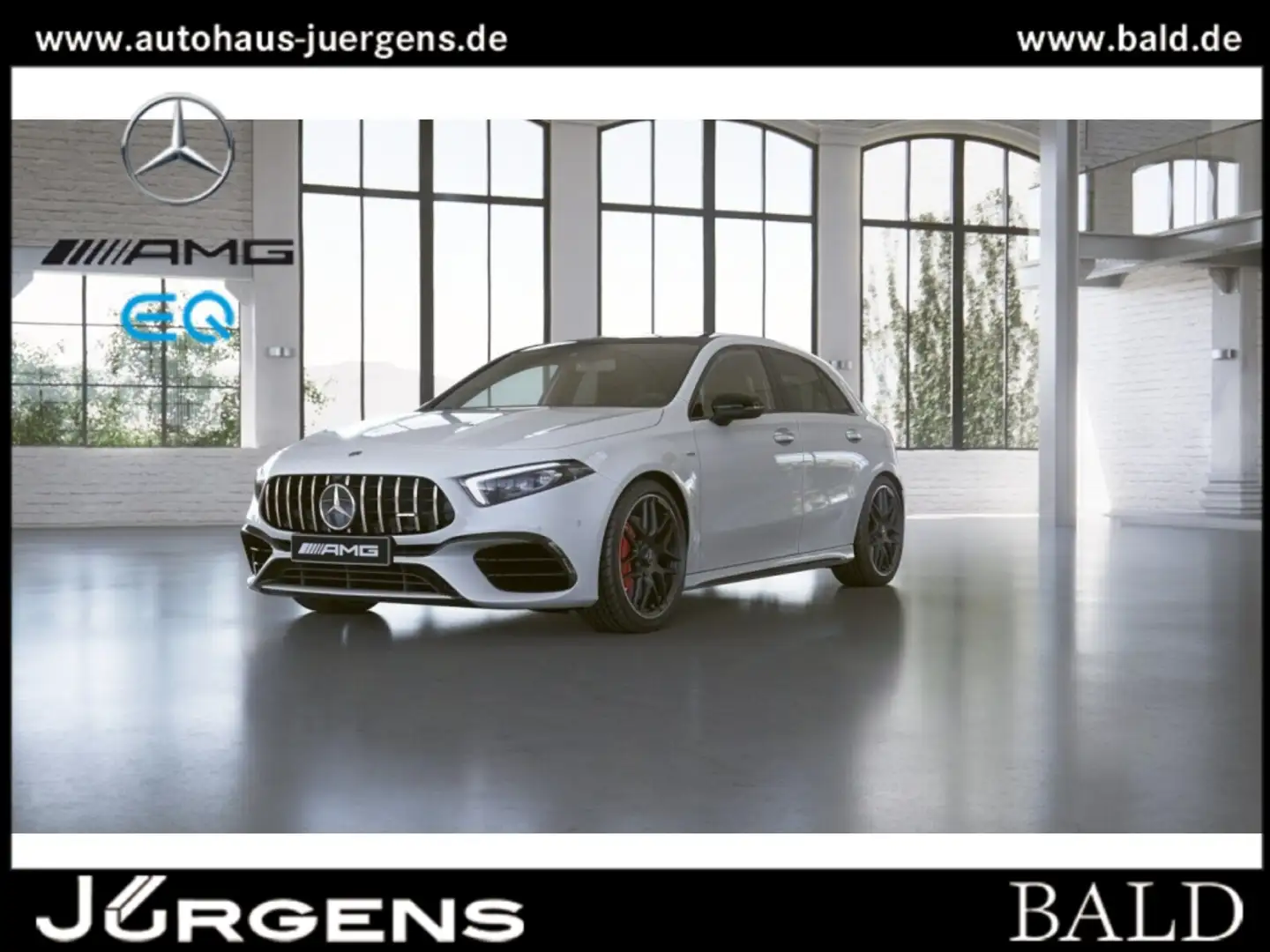 Mercedes-Benz A 45 AMG S 4M+ Pano/MBeam/360/Night/Keyl/Totw Blanco - 1
